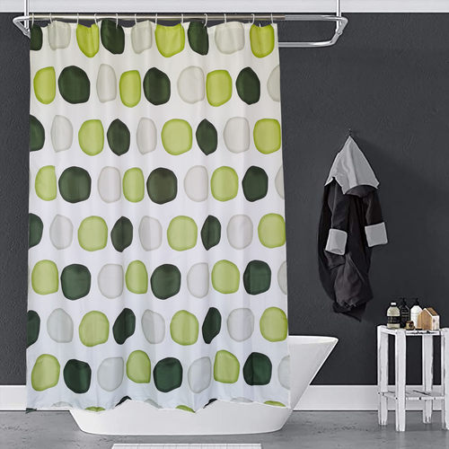 细腻轻柔速干涤纶布浴帘隔断帘