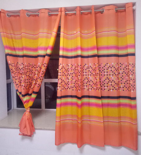 新款穿杆浴帘窗帘涤纶布隔断帘