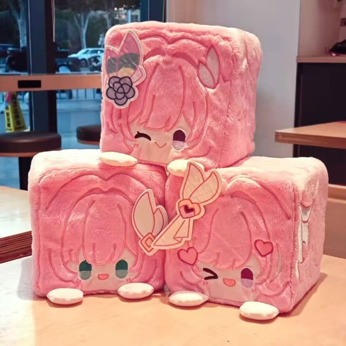 崩星穹周边坏铁道爱莉希雅可爱昔涟抱枕小方糖公仔生日送人礼物图片