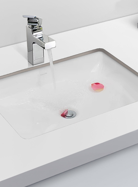 科勒卫浴 K-2949T-0拂朗 22寸长方形台下盆台盆洗脸盆洗手盆