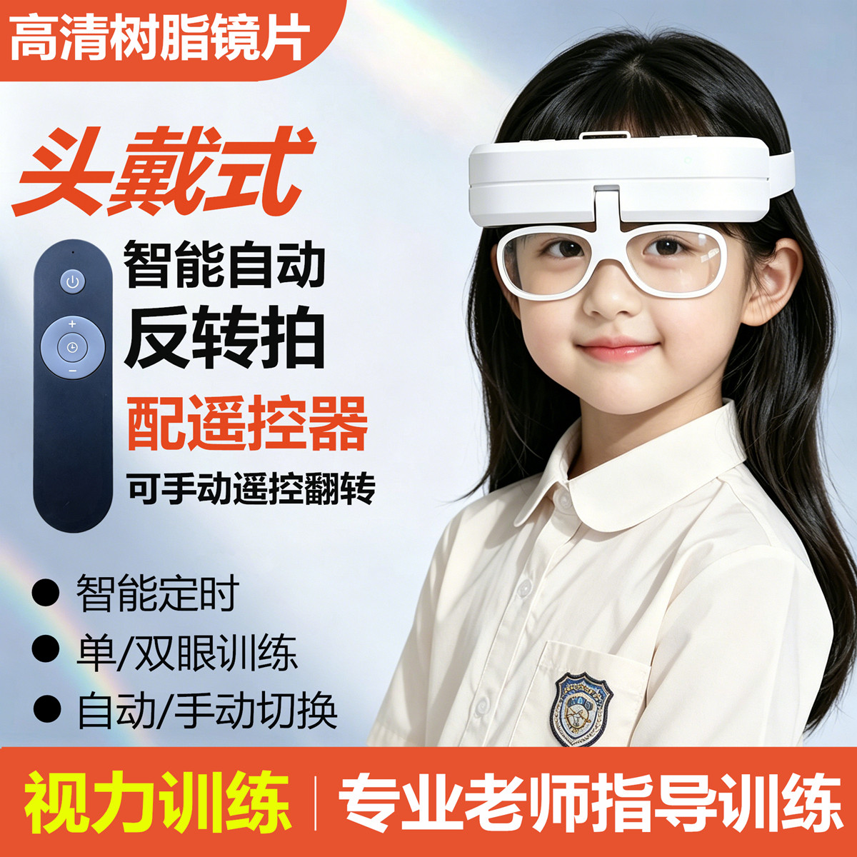 头戴式反转拍护眼仪近视训练自动图片