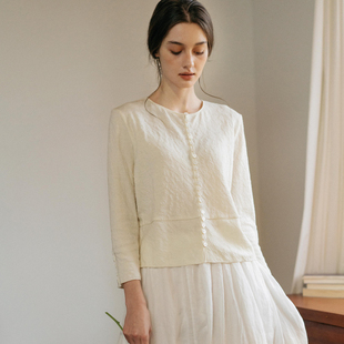 softself羊毛修身针织衫女气质短款开衫打底衫上衣