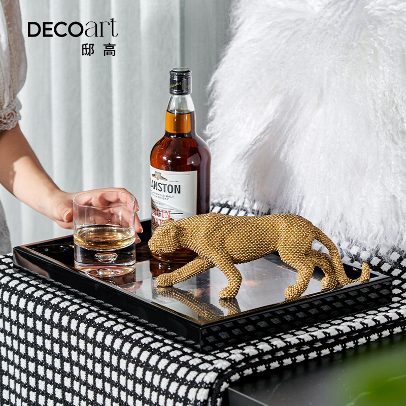 动物摆件邸高现代都市轻奢样板间