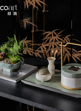 样板间新中式宋式美学软装摆件