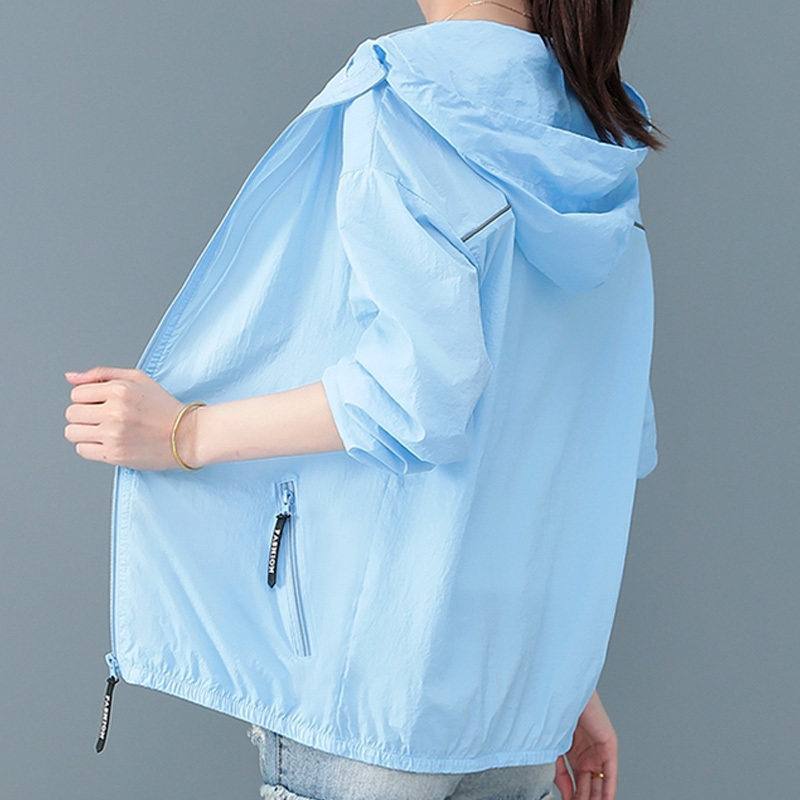 防晒衣服女2025夏季新款短款休闲薄款春秋外套网红百搭防紫外线潮