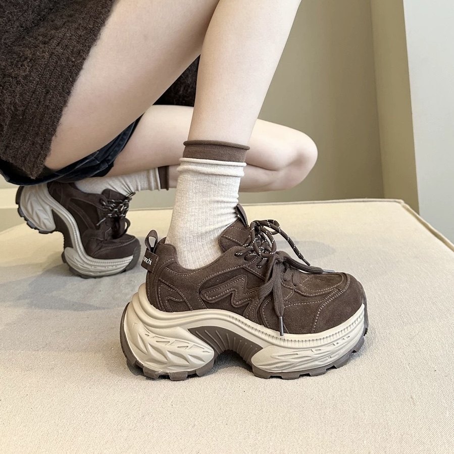 2026新款春季厚底老爹鞋女小个子超火运动休闲鞋,女鞋,老爹鞋,淘宝优惠券,粉丝福利购,淘宝优惠卷