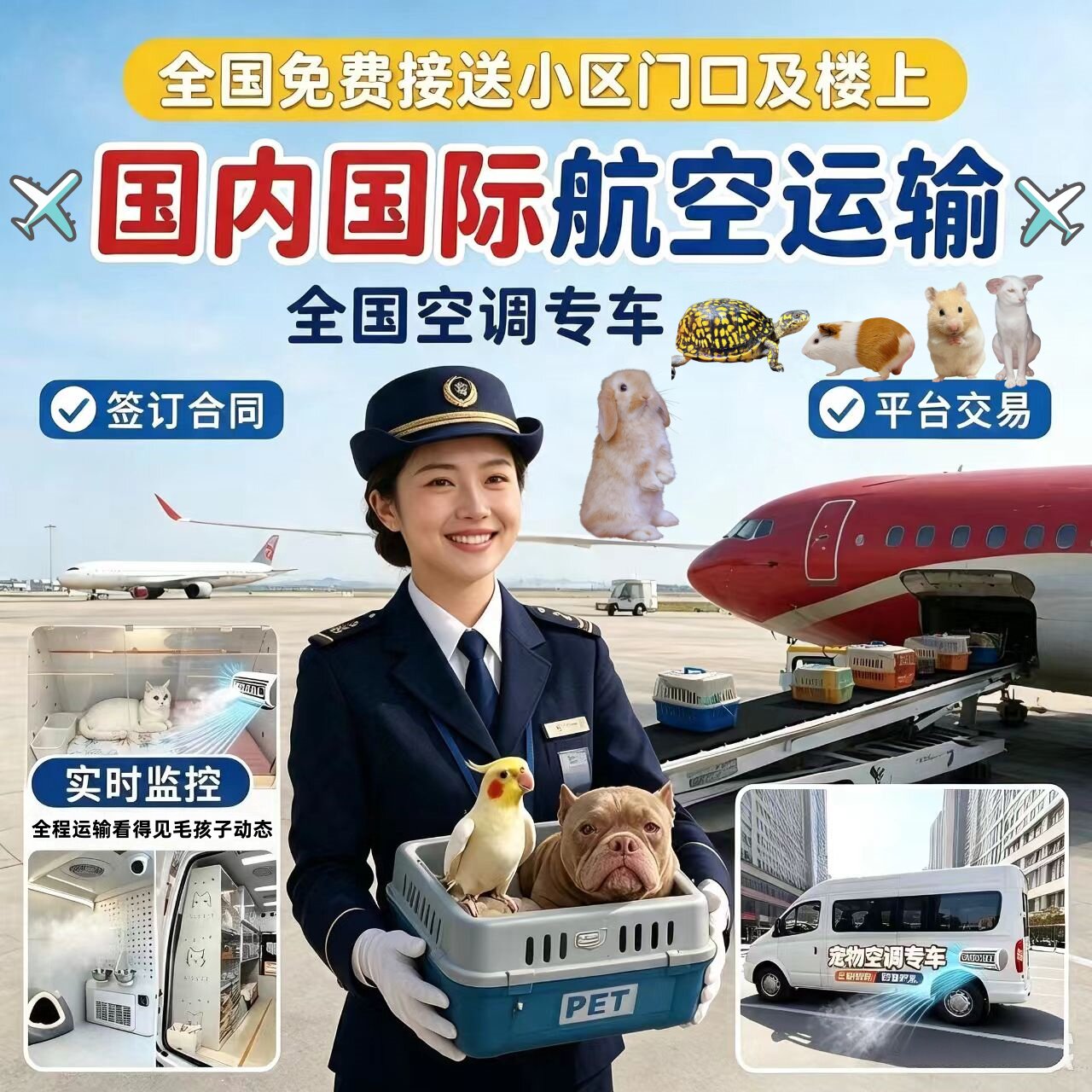 宠物托运国内国际代办手续