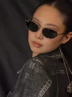 PATTYKOU防紫外线金属猫眼墨镜潮