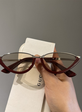 PATTYKOU欧美风半框猫眼墨镜男女