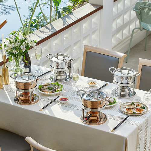 私人会所瓦斯炉小火锅自动点火