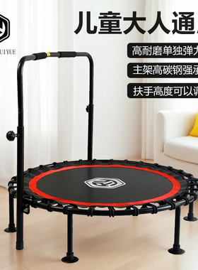 瑞越成人蹦蹦床大人室内静音弹跳床带扶手蹦蹦床儿童娱乐蹭蹭床
