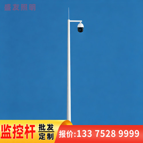 八角监控立杆爬梯支持图纸定制