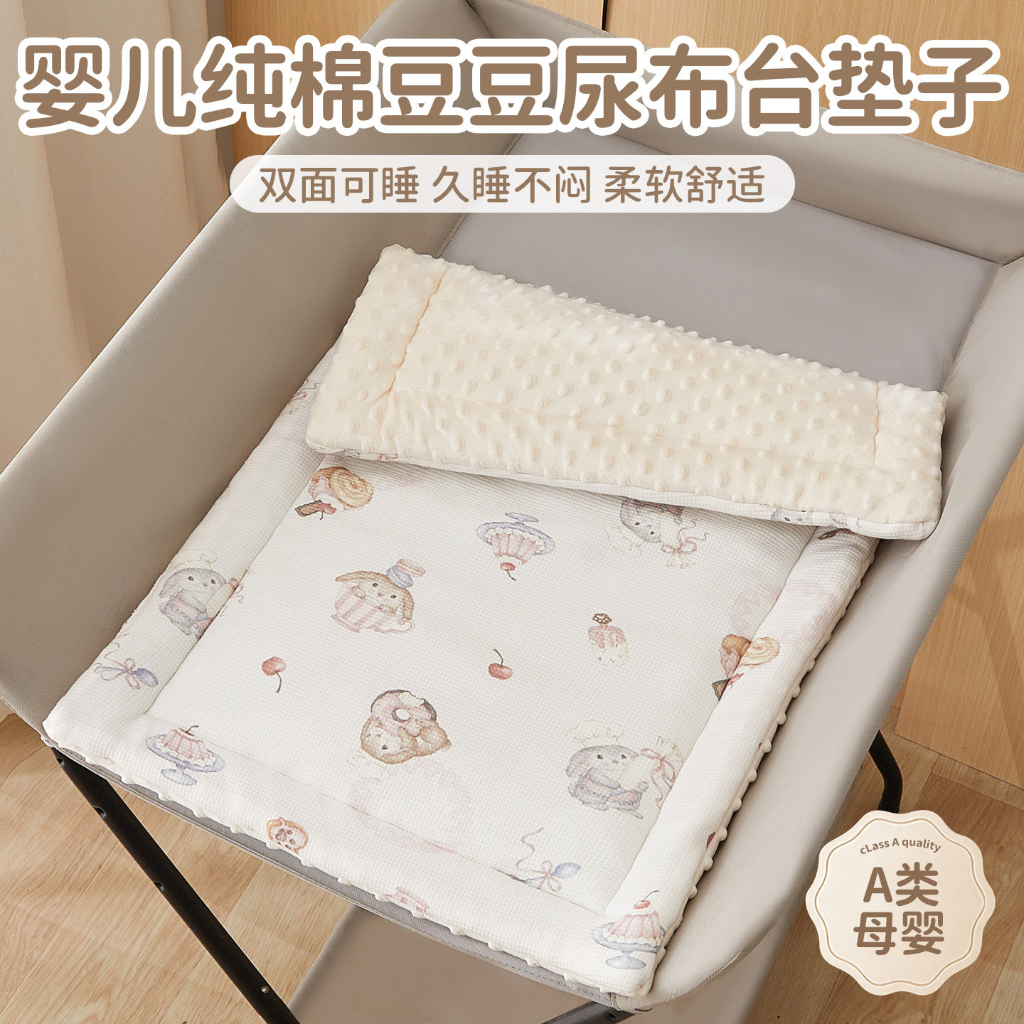 【不再冷屁屁】婴幼儿尿布台棉垫图片