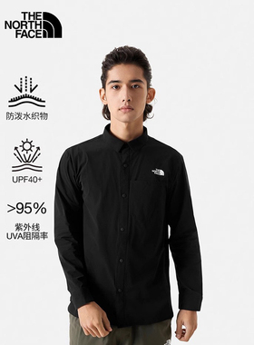 26春夏TheNorthFace北面衬衫男款户外防泼水速干轻薄长袖衬衣4NCQ