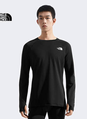 26春夏TheNorthFace北面SUMMIT巅峰长袖T恤男户外速干打底衫8FJQ