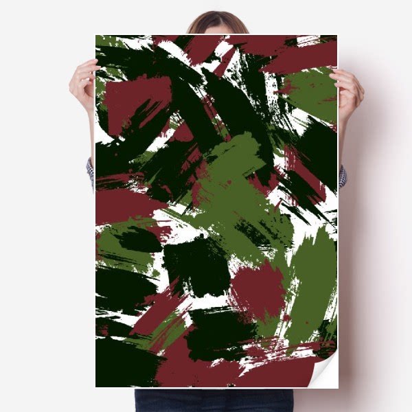 涂鸦艺术纹理插画图案海报贴纸80x55cm墙贴纸卧室家居装饰