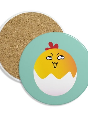 花卉-蓝色邢健健油画手工皮绳项链吊坠饰品