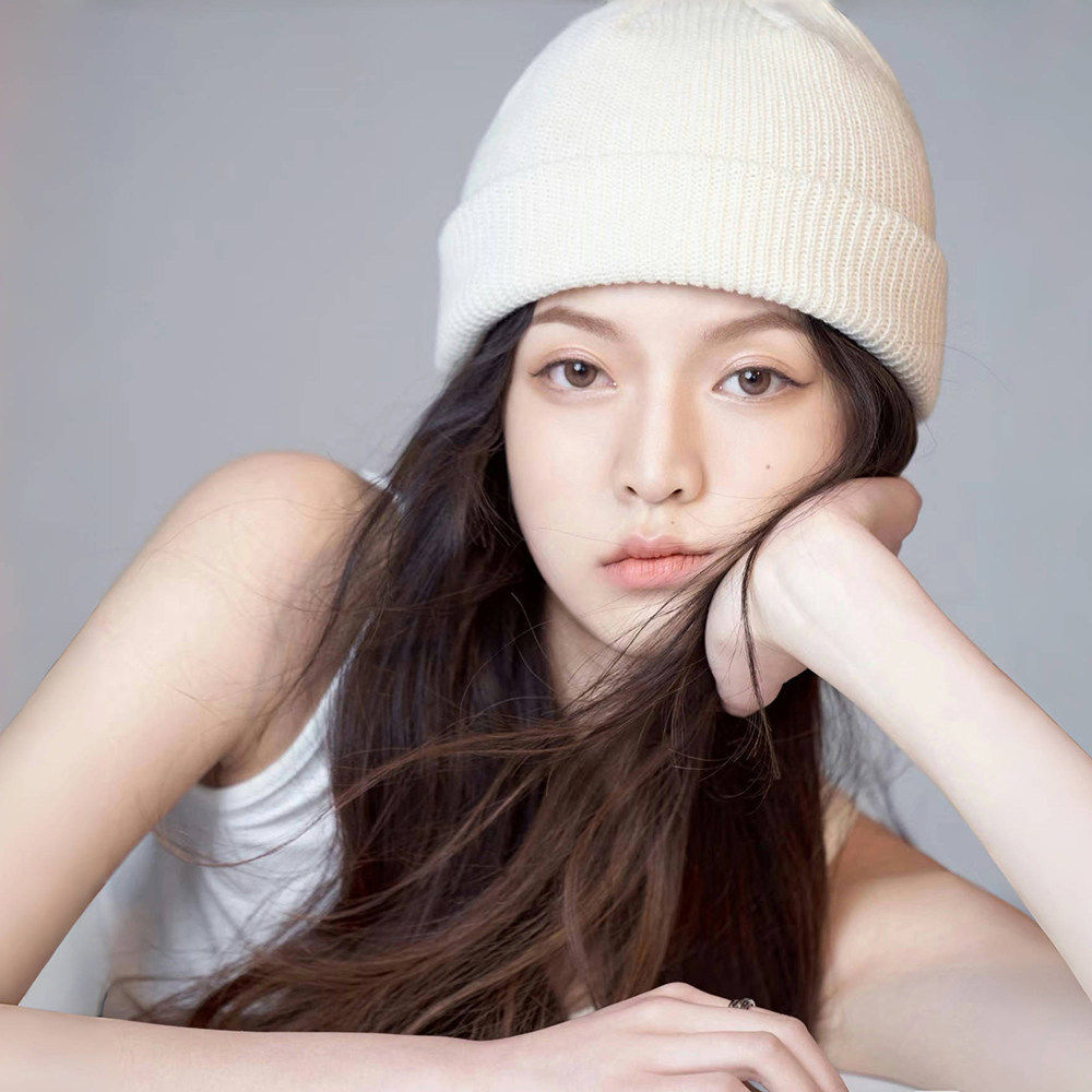春秋冬季男女同款纯色保暖针织帽细毛线帽户外百搭冷帽防风帽子