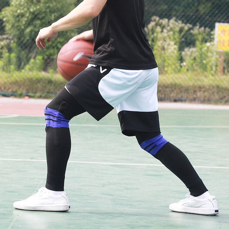 篮球护膝专业运动跑步损伤加长款