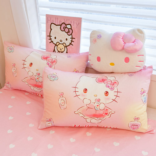 hellokitty全棉纯棉枕套枕头套