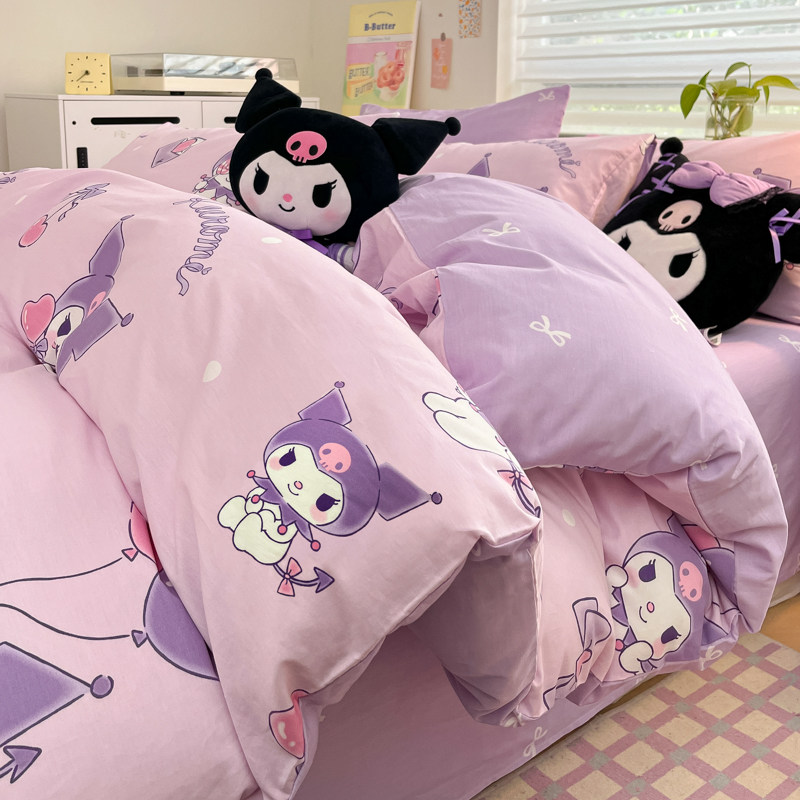 女孩纯棉被套被罩可定制三四件套