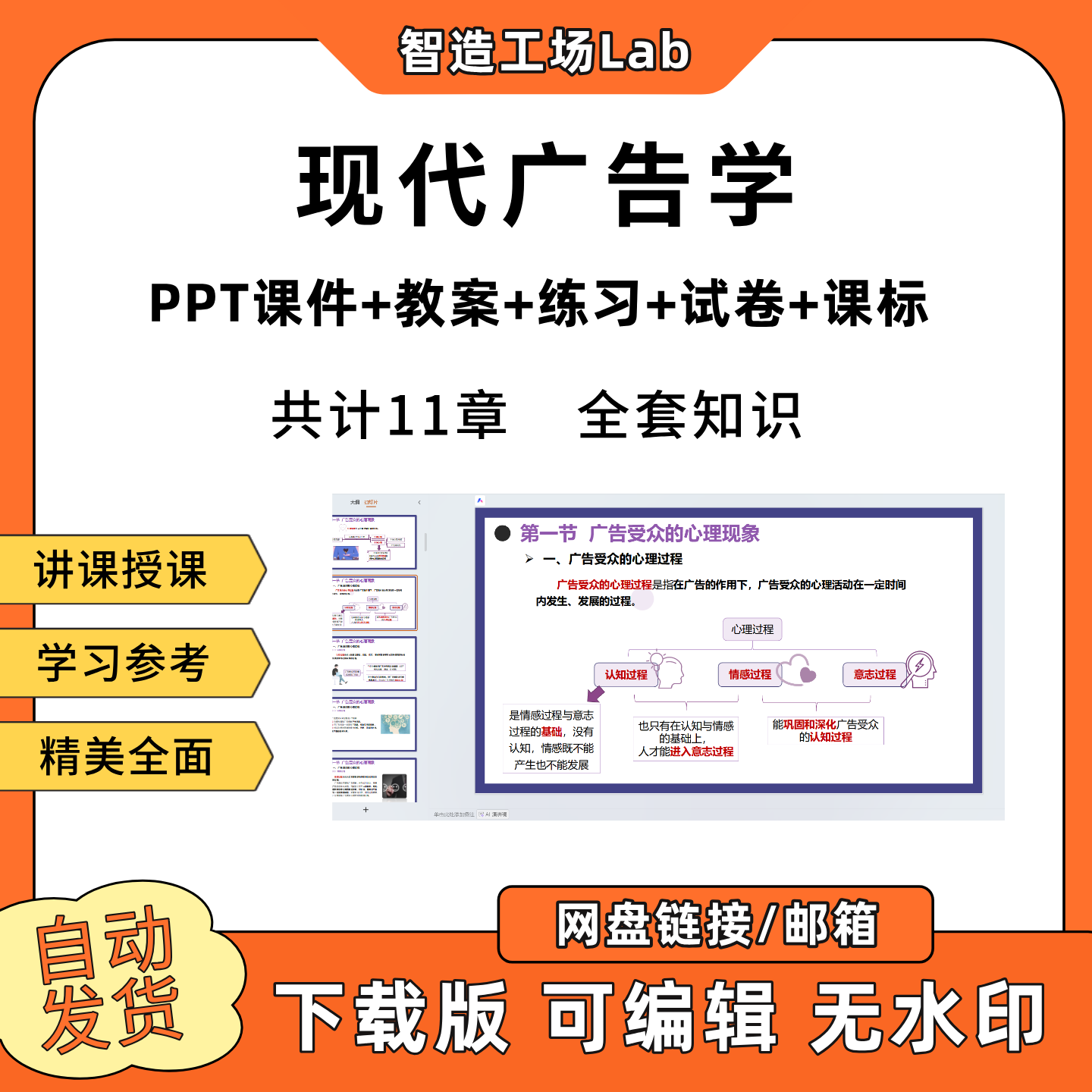 现代广告学PPT教学课件教案试卷练习题课程标准