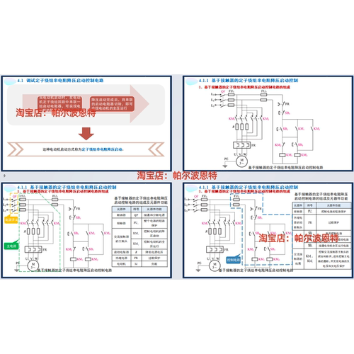 三相异步电动机的降压启动控制 专业学习资料PPT