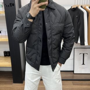 冬季新款羽绒服舒适质感潮青春流行运动轻薄鸭绒男士保暖外套上衣