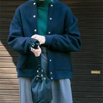 百搭常规羊毛棒球服外套