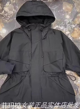菲玛掂251356正品2025冬季新款时尚显瘦连帽派克服棉服女外套上衣