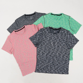 T恤男装 专业健身运动 显身材圆领休闲户外跑步弹力阳离子女短袖