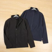 外套男装 很软 纯色户外夹克运动休闲大码 防风防水冲锋衣 软壳