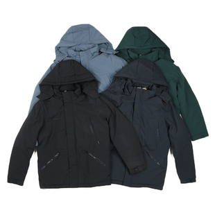 高端休闲牛货！多口袋秋冬帅气保暖运动时尚连帽宽松棉衣外套男装