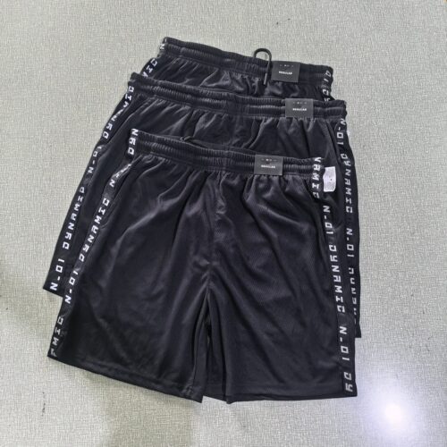 夏季男士轻薄网眼速干反光短裤