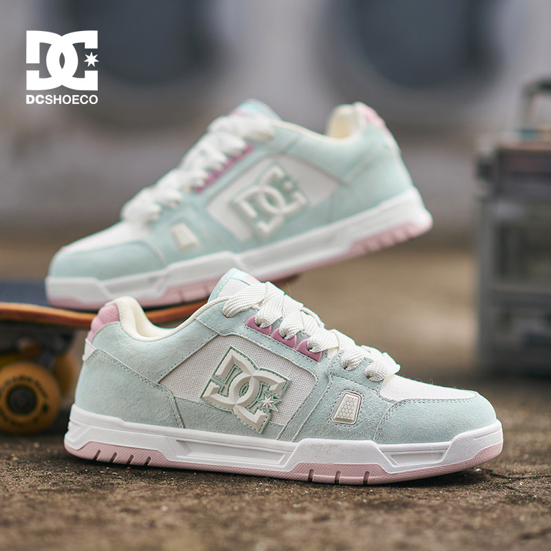 DCSHOES 休闲鞋女2026新款春季透气薄荷曼波时尚百搭帆布鞋女鞋