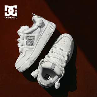 DCSHOES 男鞋2026新款春季板鞋男士休闲鞋厚底增高面包鞋字男款