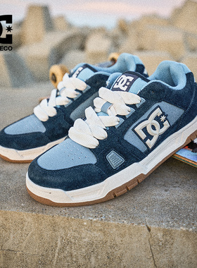 DCSHOES男鞋2026新款冬季蓝色美式滑板鞋休闲鞋运动鞋男鞋面包鞋