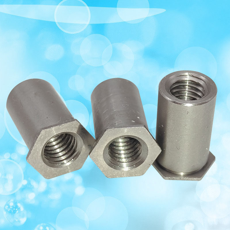 304不锈钢六角压铆螺母柱