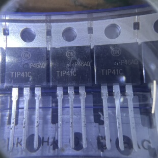 TIP41C三极管TO-220安森美ONTO-220封装达林顿三极管全新原装直插
