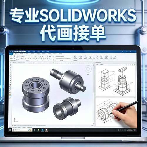 SolidWorks/sw机械设计代画 建模制图/仿真/夹具模具/工程图