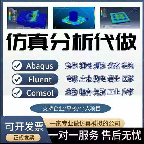 代做Abaqus/Fluent/Ansys/Comsol有限元彷真分析流体结构岩土热点