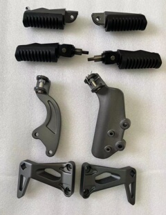 长江400bobbie650 700脚蹬子 脚踏板支架 前后左右脚蹬安装底座