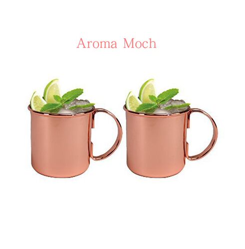 304不锈钢马克杯Copper Moscow Mule Mug , 16-ounce