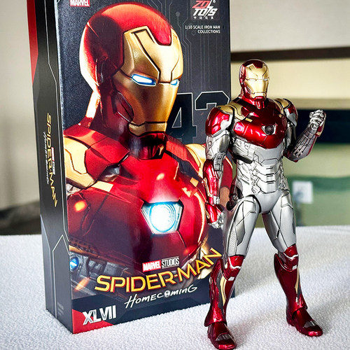 正版中动钢铁侠MK47手办可动模型漫威41复联马克人偶玩具摆件礼物