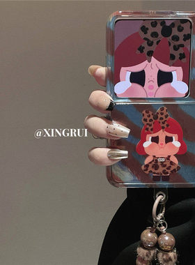 IMD软壳适用华为puraX折叠屏小米Mixflip手机壳三星Galaxyzflip7/6/5女款pocket2可爱荣耀Vflip防摔W25保护套