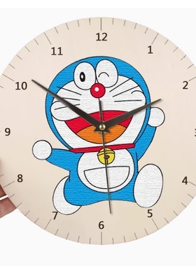 diy手工表盘钟表钟面时间认知教具空白圆形板画创意挂钟简单时钟