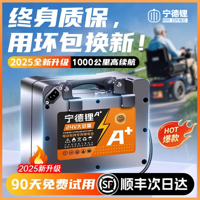老人电动轮椅车专用锂电池