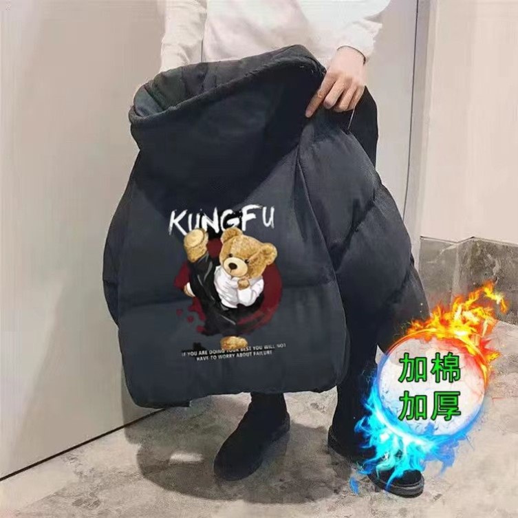 冬季棉衣男士韩版宽松大码棉服外套青少年学生冬装加厚棉袄面包服