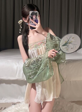 隐欲goddes「玉环」古风汉服制服床上趣味性感睡衣房事高级潮qqny