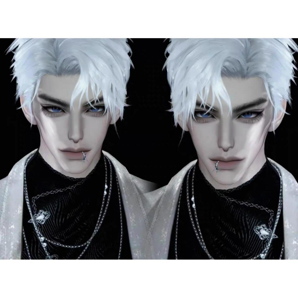 归尘|超帅成男捏脸 逆水寒手游捏脸男通用 原版